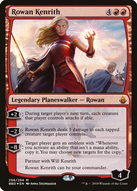 Rowan Kenrith - +2: During target player's next turn