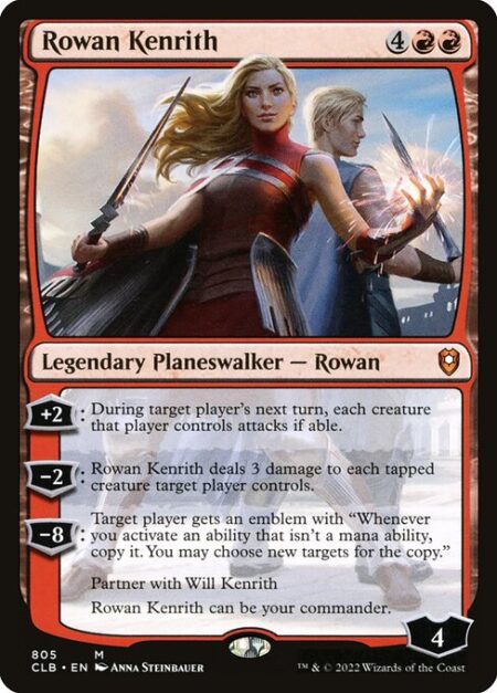 Rowan Kenrith - +2: During target player's next turn