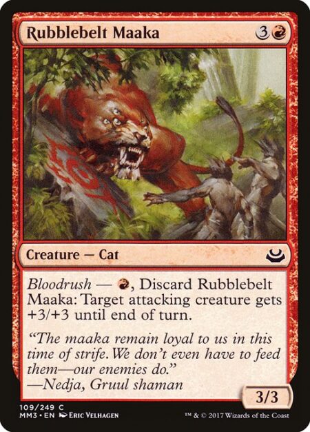 Rubblebelt Maaka - Bloodrush — {R}