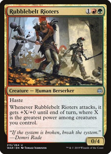 Rubblebelt Rioters - Haste