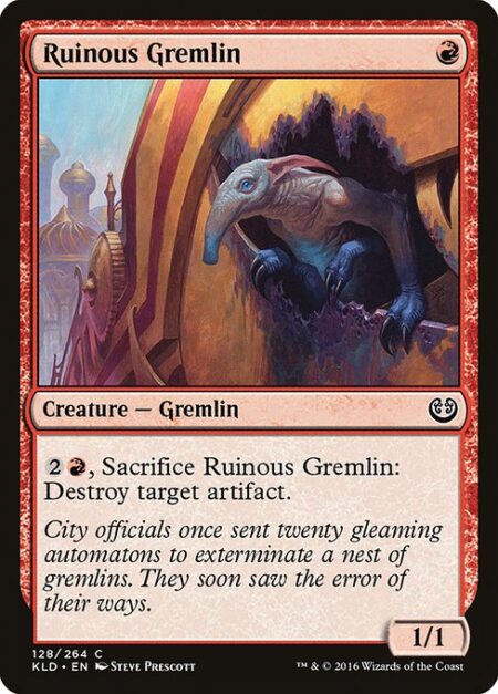 Ruinous Gremlin - {2}{R}