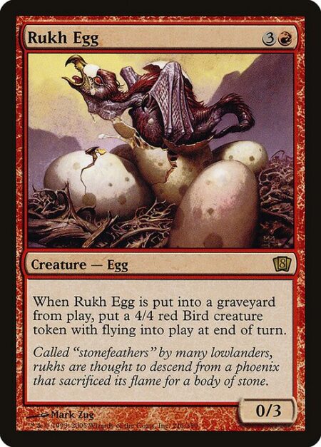 Rukh Egg - When Rukh Egg dies