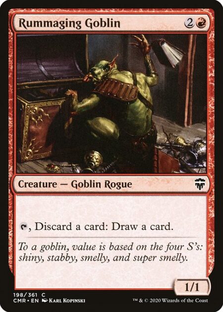 Rummaging Goblin - {T}