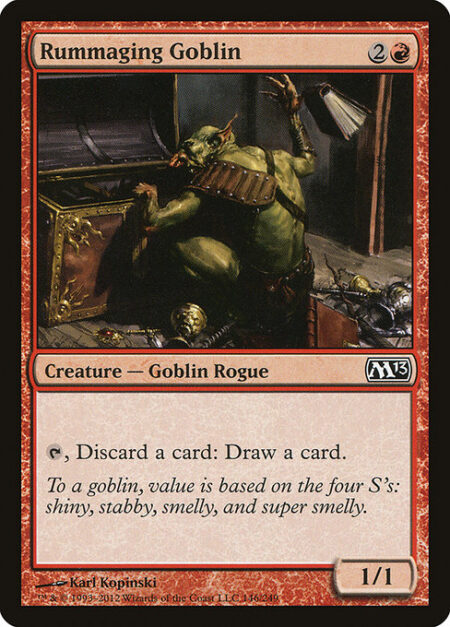 Rummaging Goblin - {T}