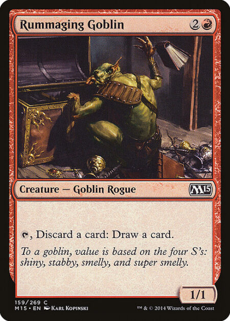 Rummaging Goblin - {T}