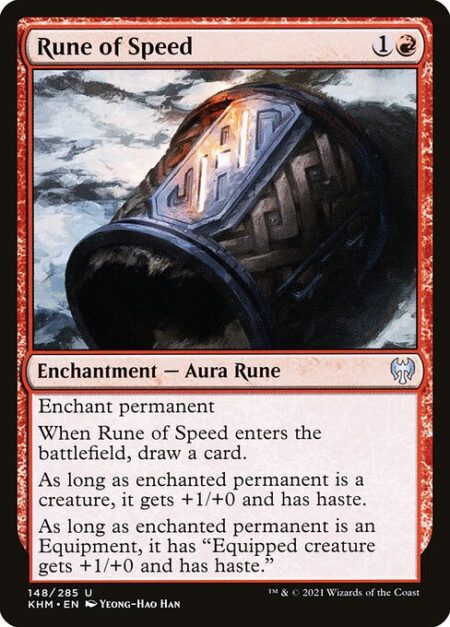 Rune of Speed - Enchant permanent