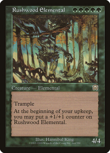 Rushwood Elemental - Trample