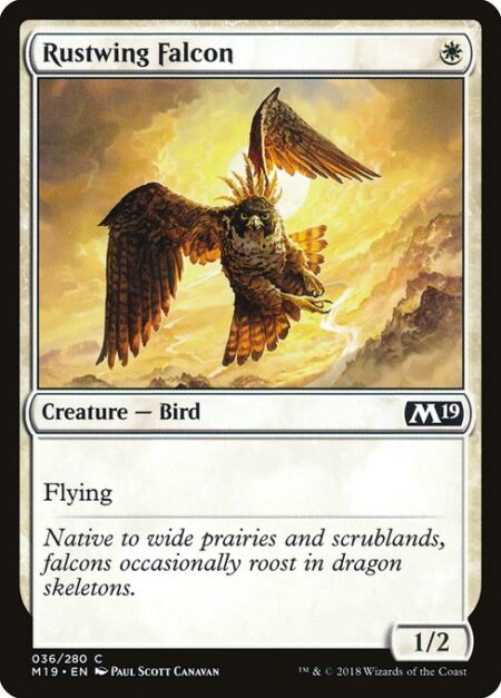 Rustwing Falcon - Flying