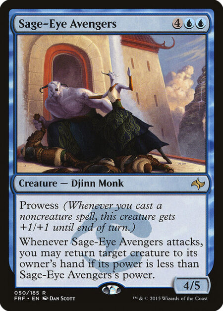 Sage-Eye Avengers - Prowess (Whenever you cast a noncreature spell