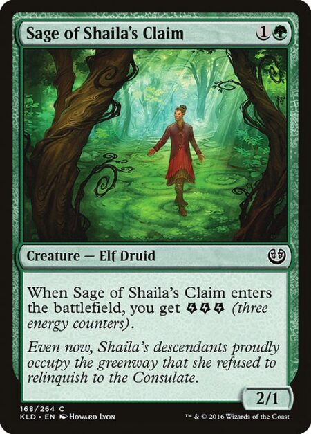 Sage of Shaila's Claim - When Sage of Shaila's Claim enters the battlefield