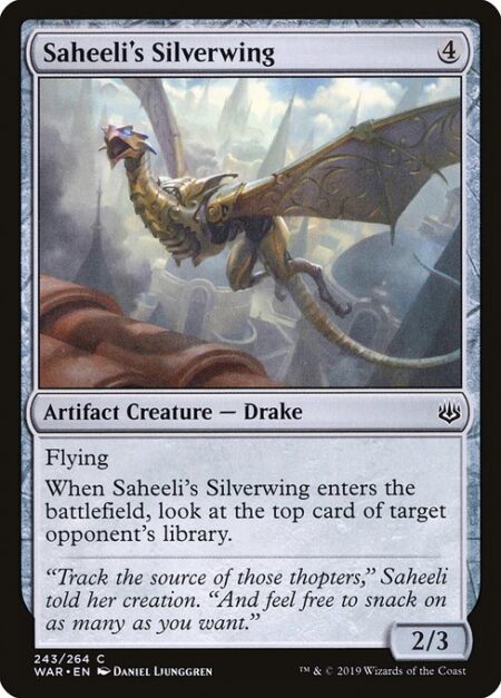 Saheeli's Silverwing - Flying