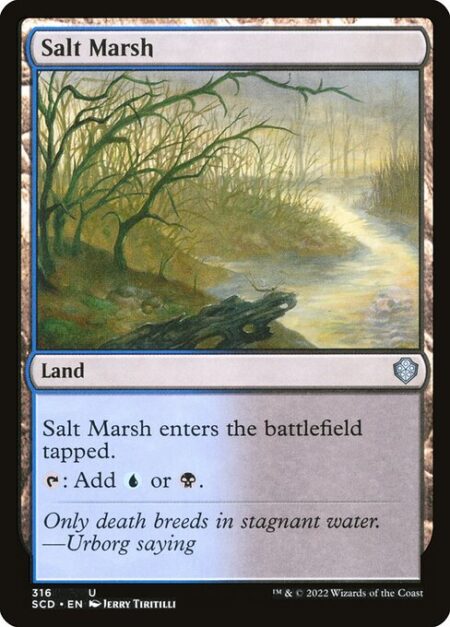 Salt Marsh - Salt Marsh enters tapped.