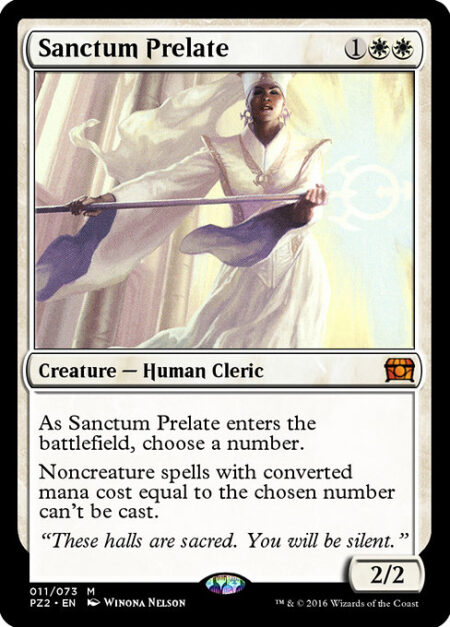 Sanctum Prelate - As Sanctum Prelate enters the battlefield