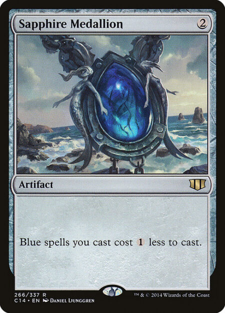 Sapphire Medallion - Blue spells you cast cost {1} less to cast.