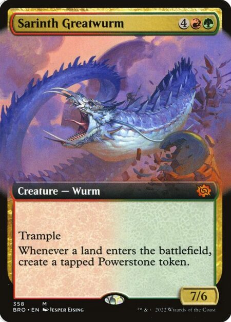 Sarinth Greatwurm - Trample