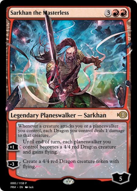 Sarkhan the Masterless - Whenever a creature attacks you or a planeswalker you control