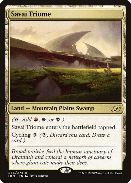 Savai Triome - ({T}: Add {R}