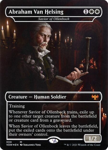 Savior of Ollenbock - Training (Whenever this creature attacks with another creature with greater power