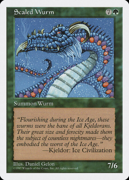 Scaled Wurm -