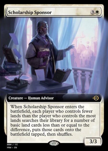 Scholarship Sponsor - When Scholarship Sponsor enters