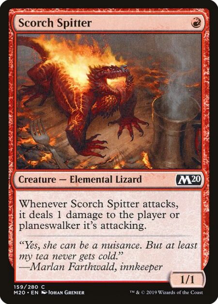 Scorch Spitter - Whenever Scorch Spitter attacks