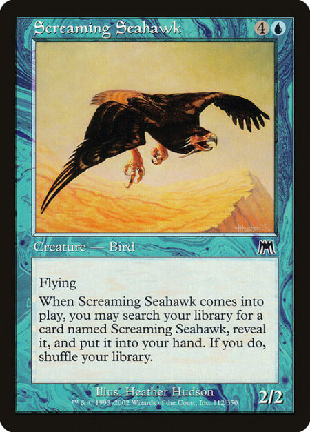 Screaming Seahawk - Flying