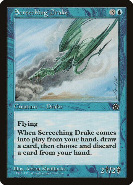 Screeching Drake - Flying