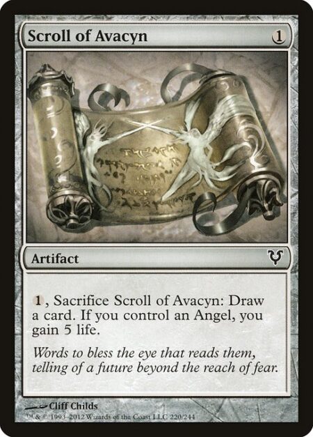 Scroll of Avacyn - {1}