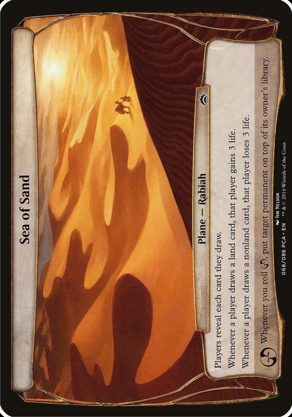 Sea of Sand - Players reveal each card they draw.