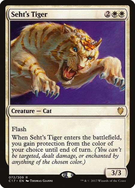 Seht's Tiger - Flash (You may cast this spell any time you could cast an instant.)