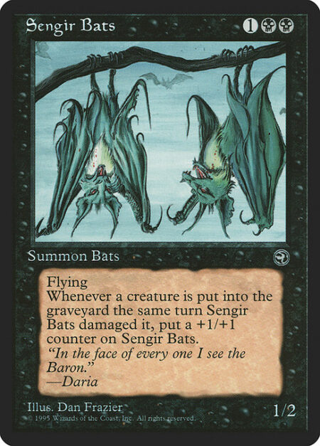 Sengir Bats - Flying