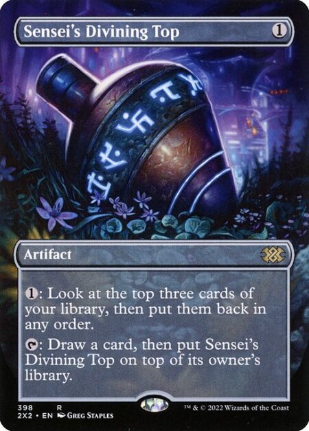 Sensei's Divining Top - {1}: Look at the top three cards of your library