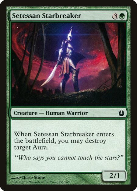 Setessan Starbreaker - When Setessan Starbreaker enters