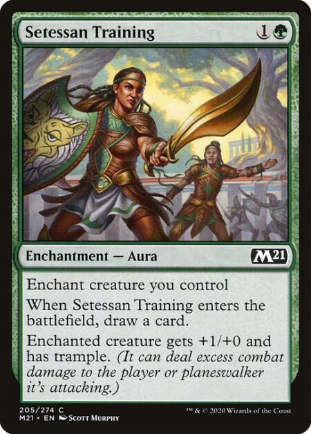 Setessan Training - Enchant creature you control