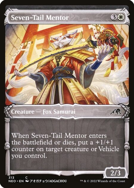 Seven-Tail Mentor - When Seven-Tail Mentor enters the battlefield or dies