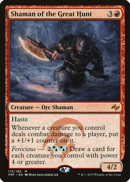 Shaman of the Great Hunt - Haste