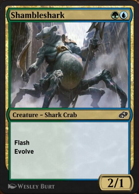 Shambleshark - Flash (You may cast this spell any time you could cast an instant.)