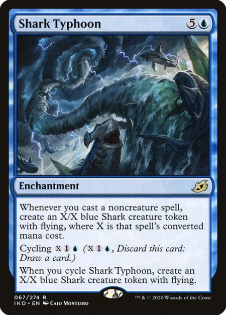 Shark Typhoon - Whenever you cast a noncreature spell