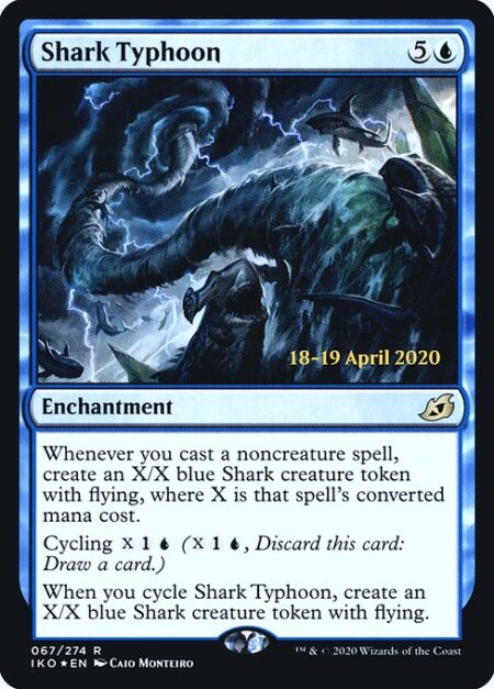 Shark Typhoon - Whenever you cast a noncreature spell