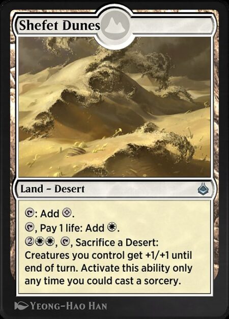 Shefet Dunes - {T}: Add {C}.