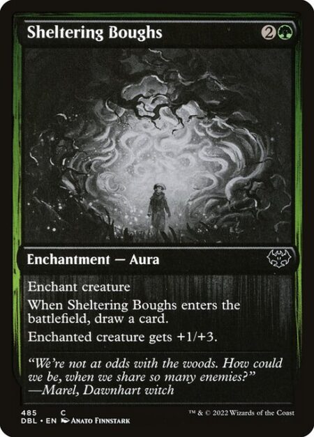 Sheltering Boughs - Enchant creature