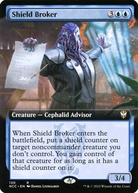 Shield Broker - When Shield Broker enters the battlefield