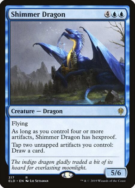 Shimmer Dragon - Flying