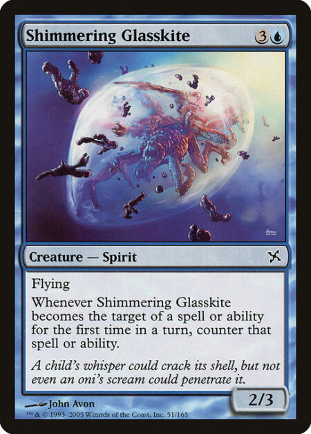 Shimmering Glasskite - Flying