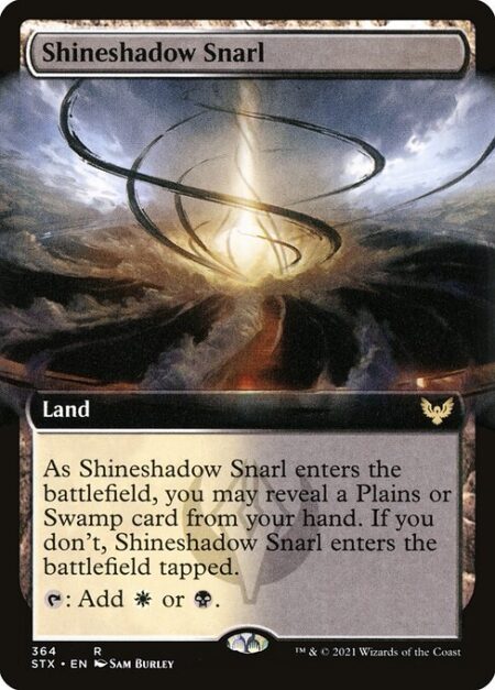 Shineshadow Snarl - As Shineshadow Snarl enters the battlefield