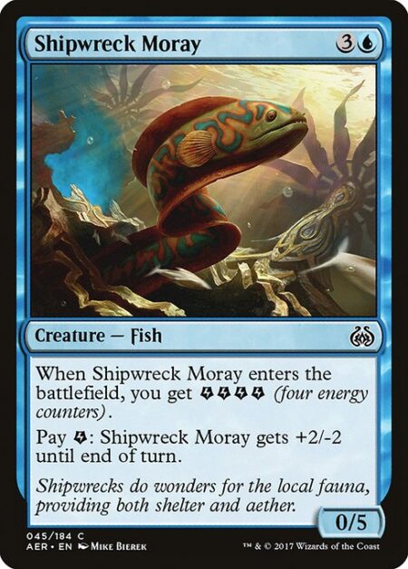 Shipwreck Moray - When Shipwreck Moray enters the battlefield