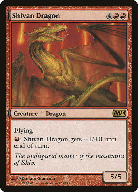 Shivan Dragon - Flying