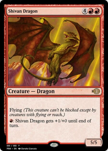 Shivan Dragon - Flying