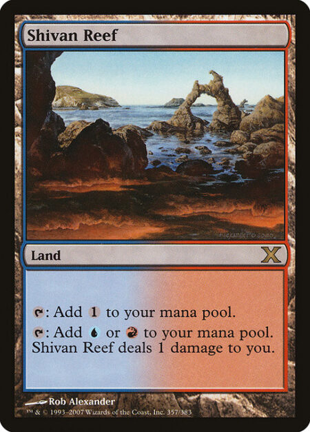 Shivan Reef - {T}: Add {C}.