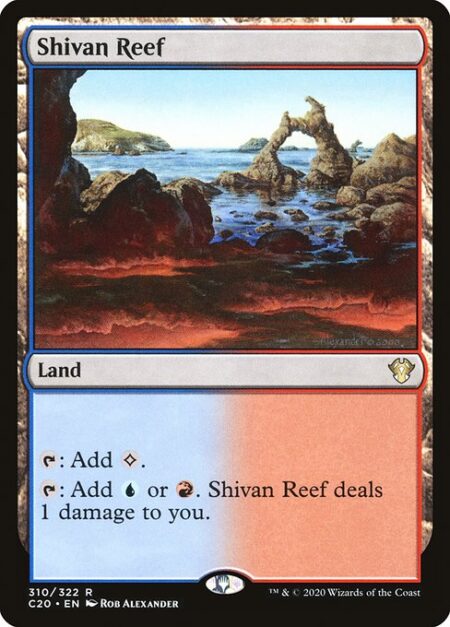 Shivan Reef - {T}: Add {C}.